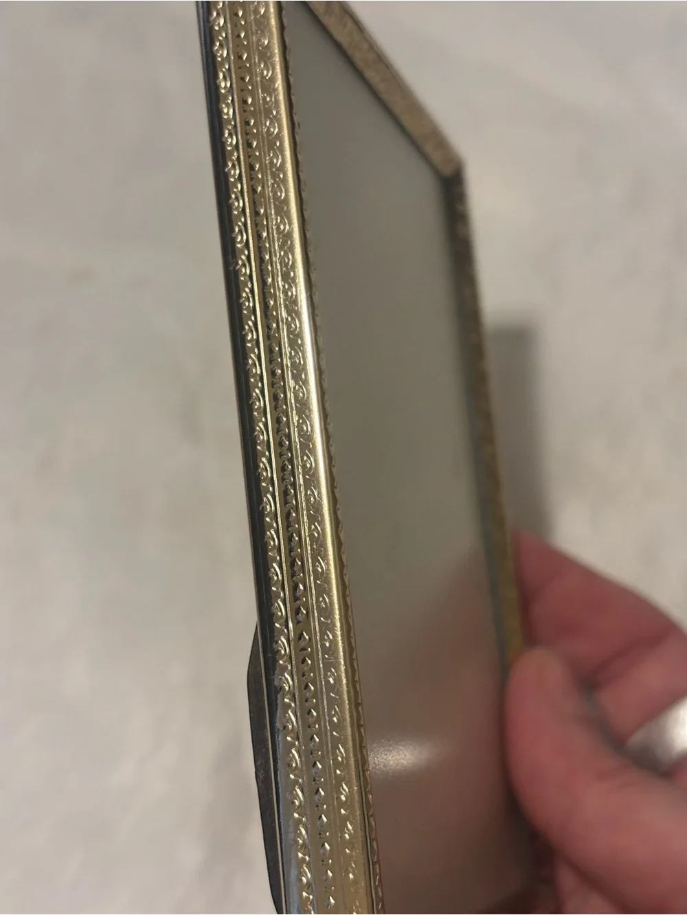 Classic Vintage Gold Toned Photo Frame Pair